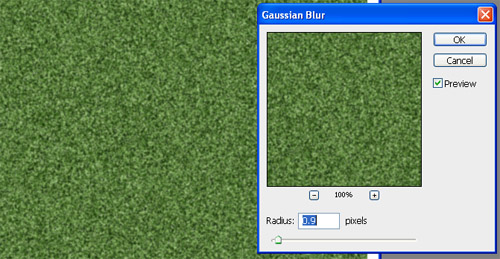 Gaussian Blur for Grass Layer