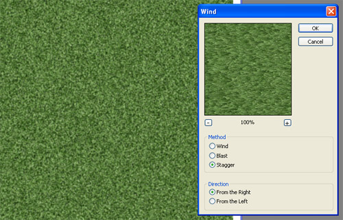 Wind Filter for Grass Layer