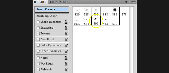 Brush Selection Brush Selection