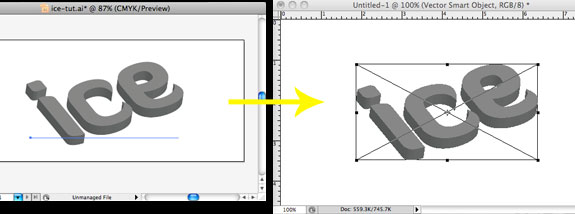 Illustrator to Photoshop Illustrator to Photoshop