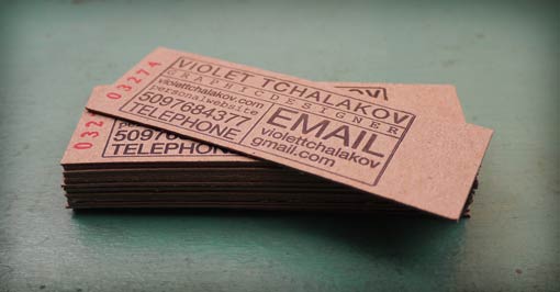 unconventional business cards