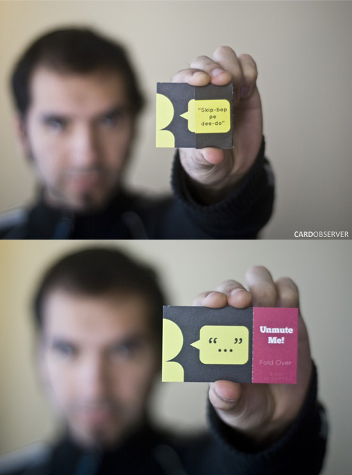unconventional business cards